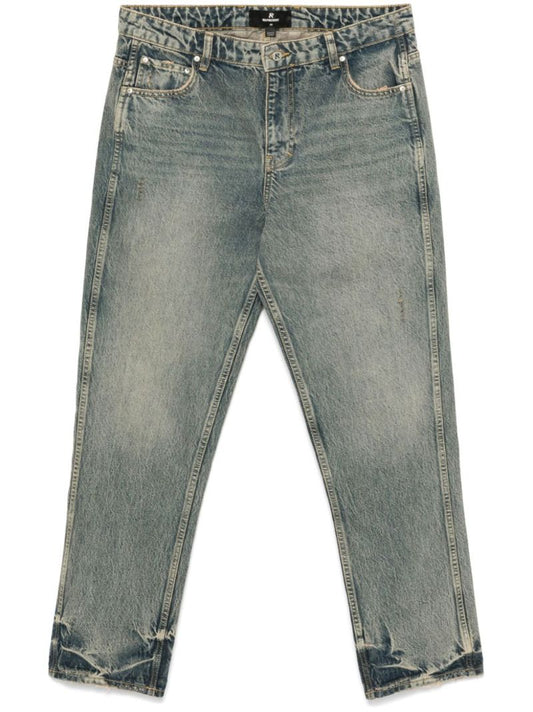 Blue Tapered Jeans
