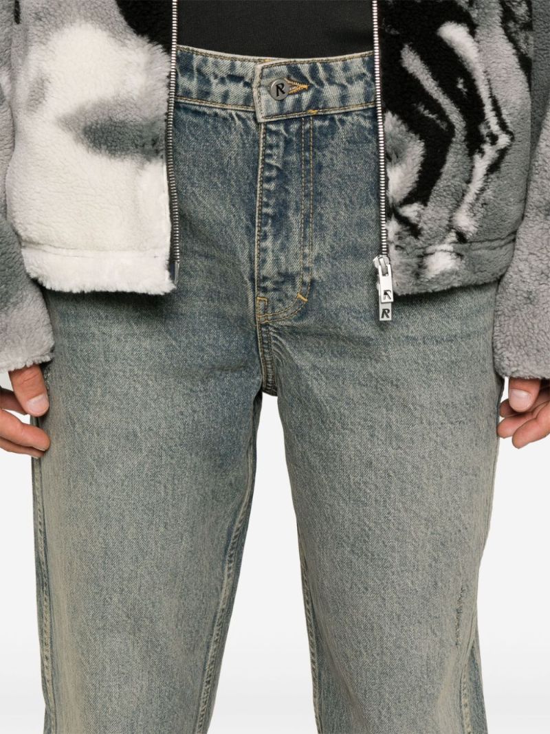 Blue Tapered Jeans