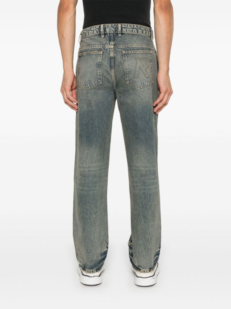 Blue Tapered Jeans