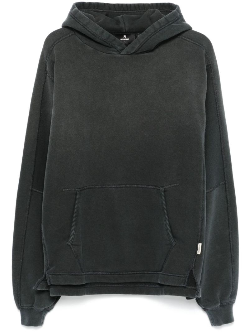 Black Side-slit Hoodie