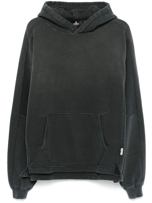 Black Side-slit Hoodie