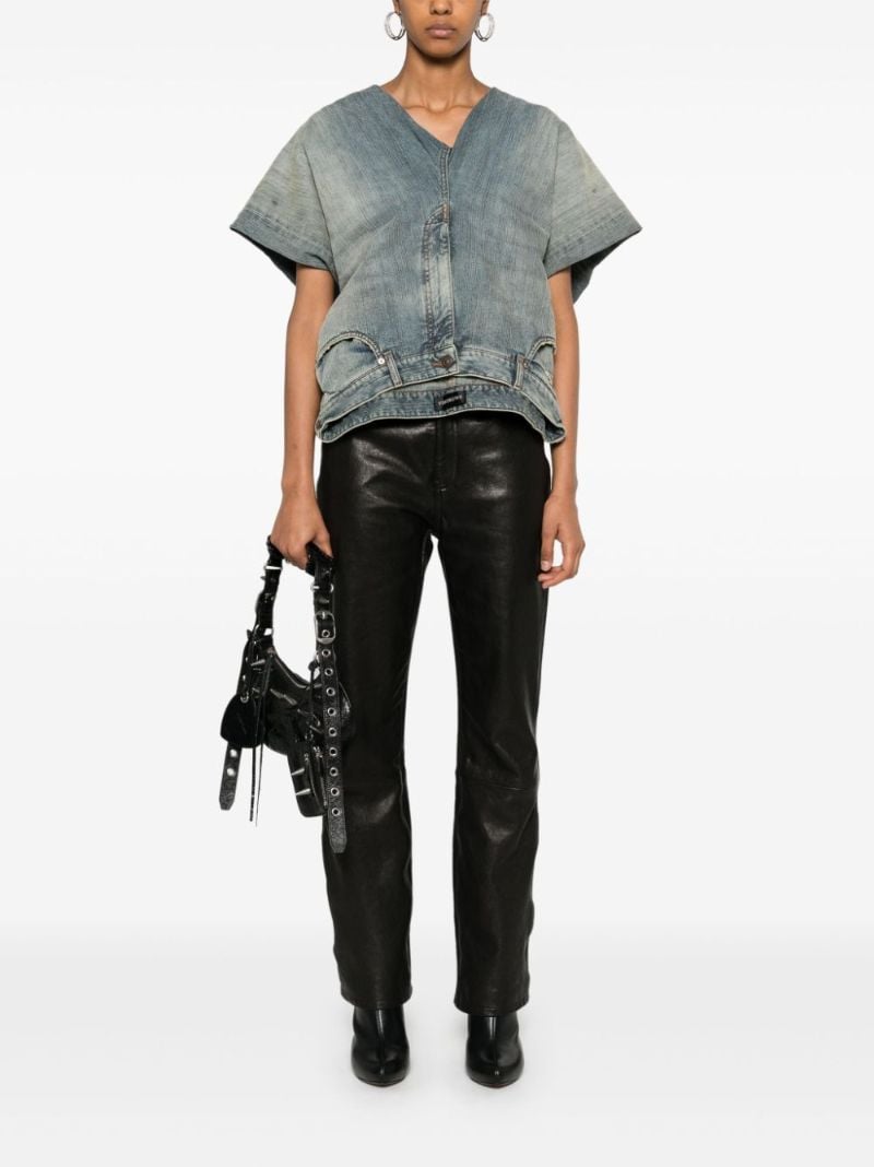 Denim Pants Top