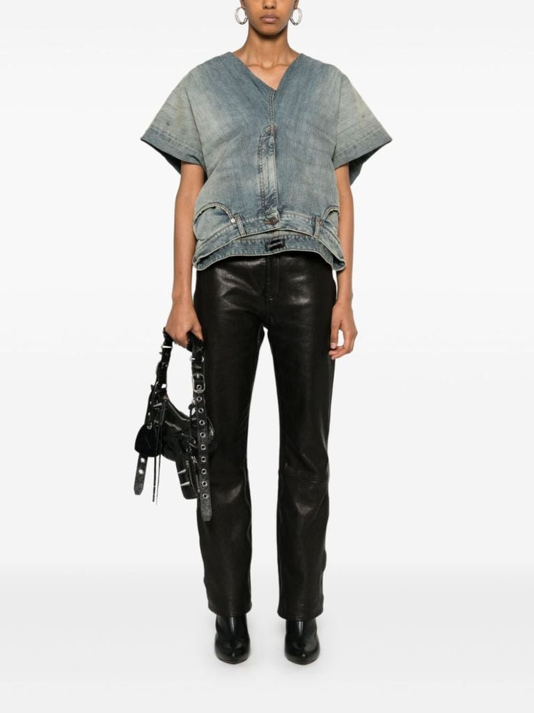 Denim Pants Top