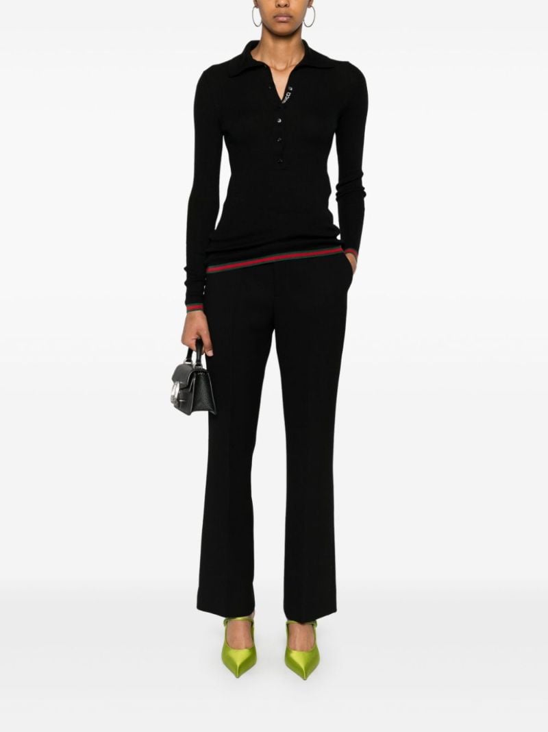 Light Wool CrÃ_x0083_Âªpe Trousers