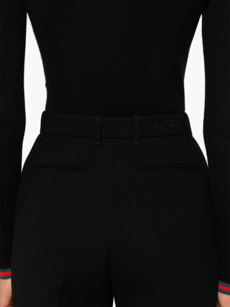 Light Wool CrÃ_x0083_Âªpe Trousers