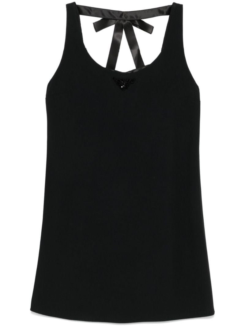Triangle-logo Mini Dress