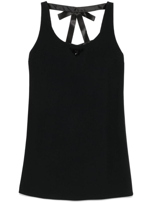 Triangle-logo Mini Dress
