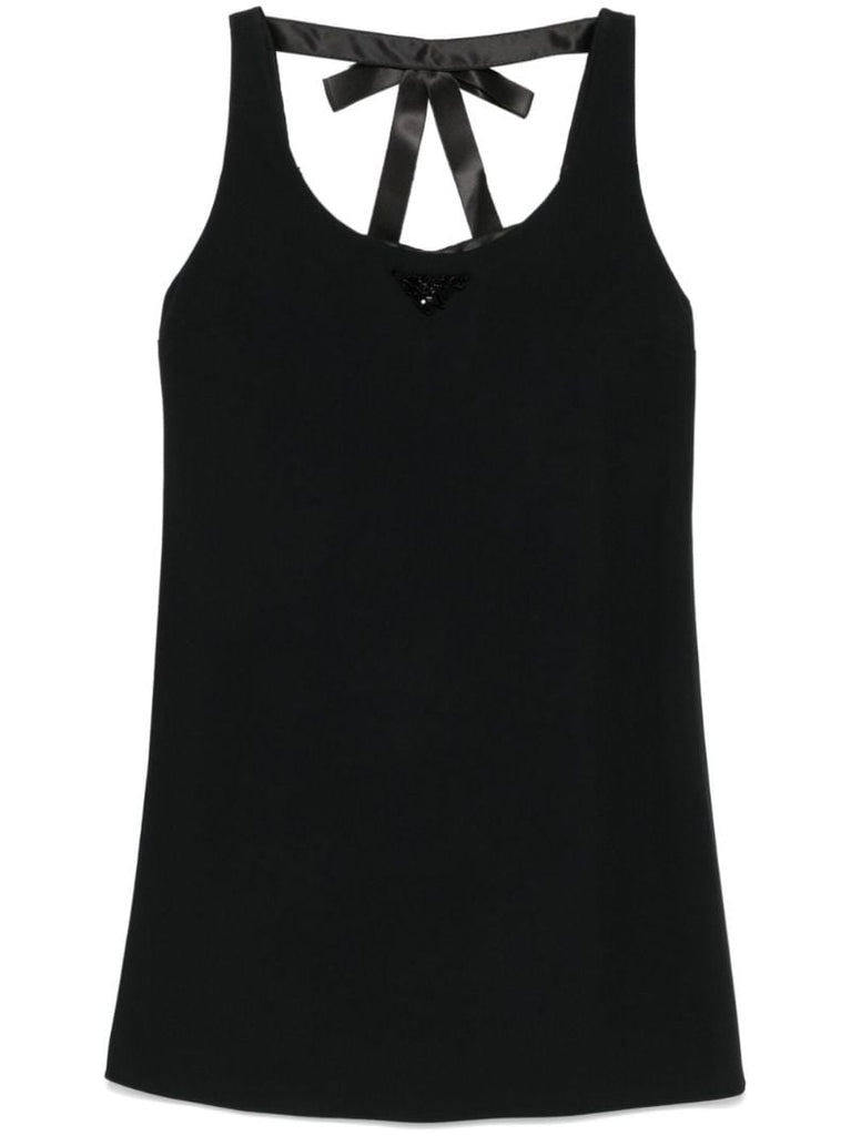Triangle-logo Mini Dress