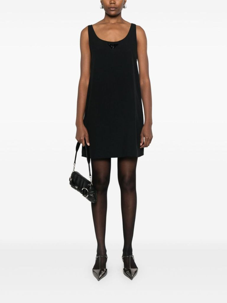 Triangle-logo Mini Dress