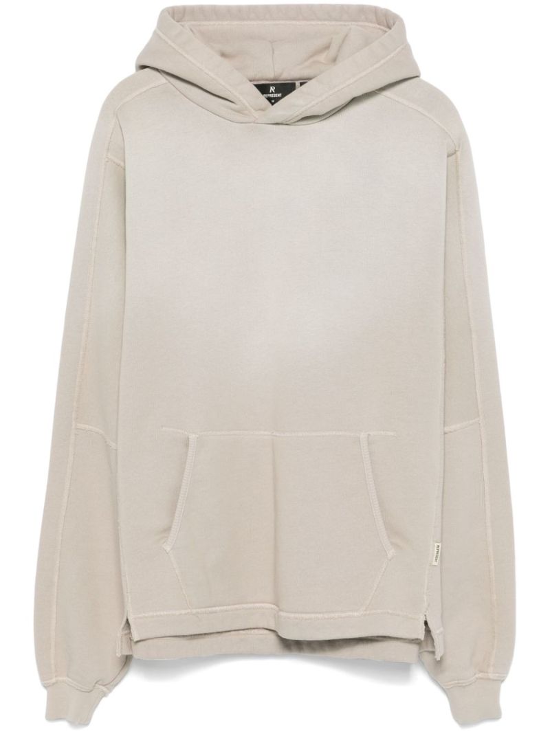 Neutral Side-slit Hoodie