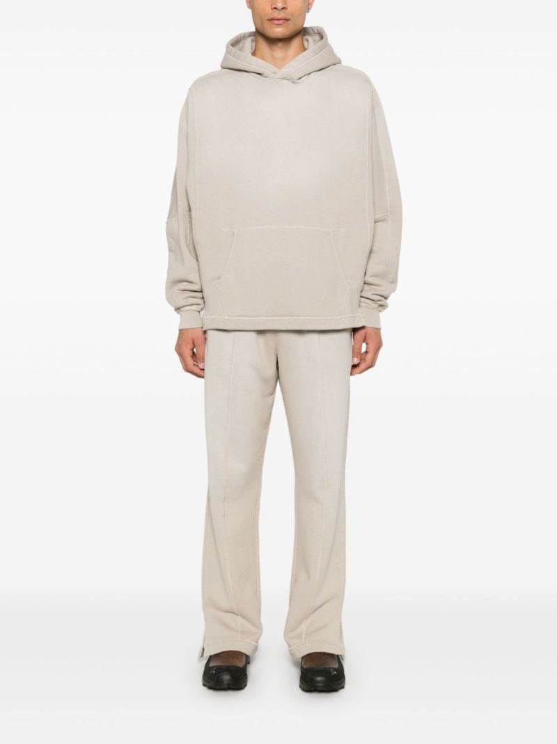 Neutral Side-slit Hoodie