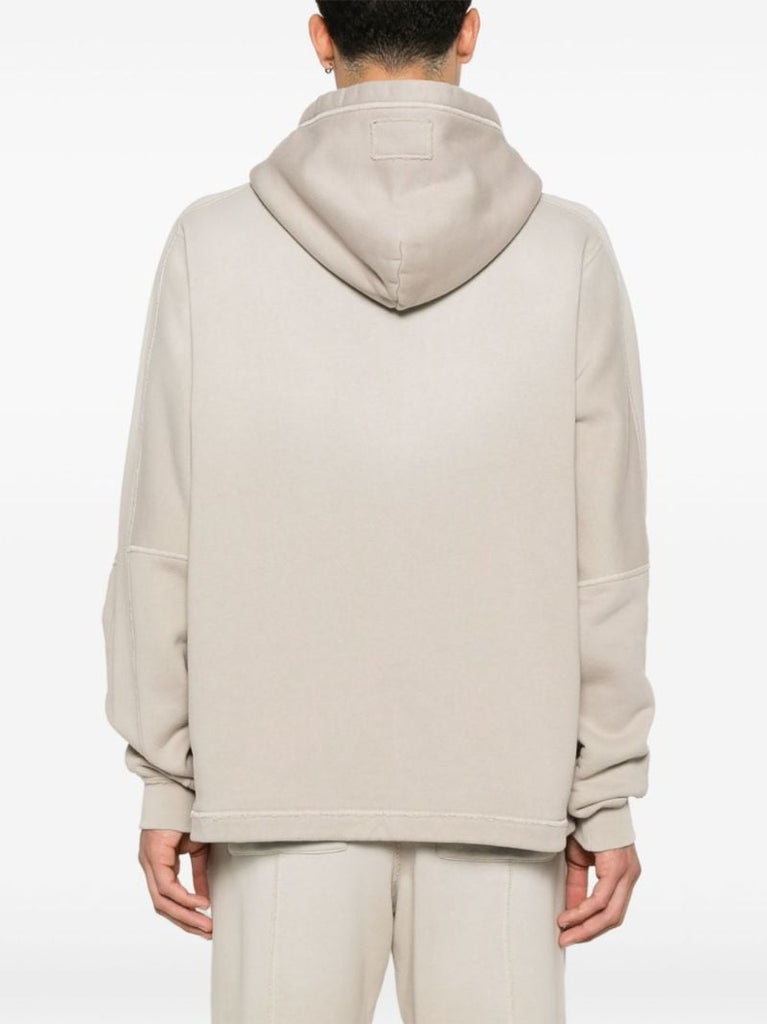 Neutral Side-slit Hoodie
