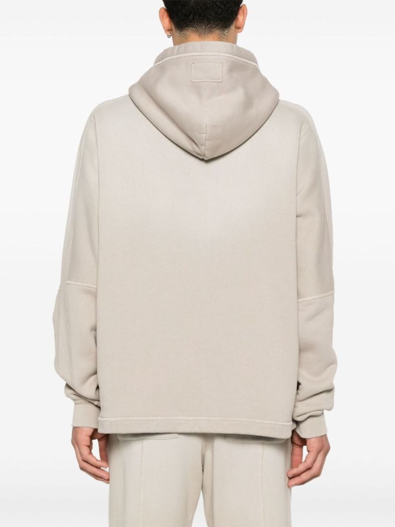 Neutral Side-slit Hoodie