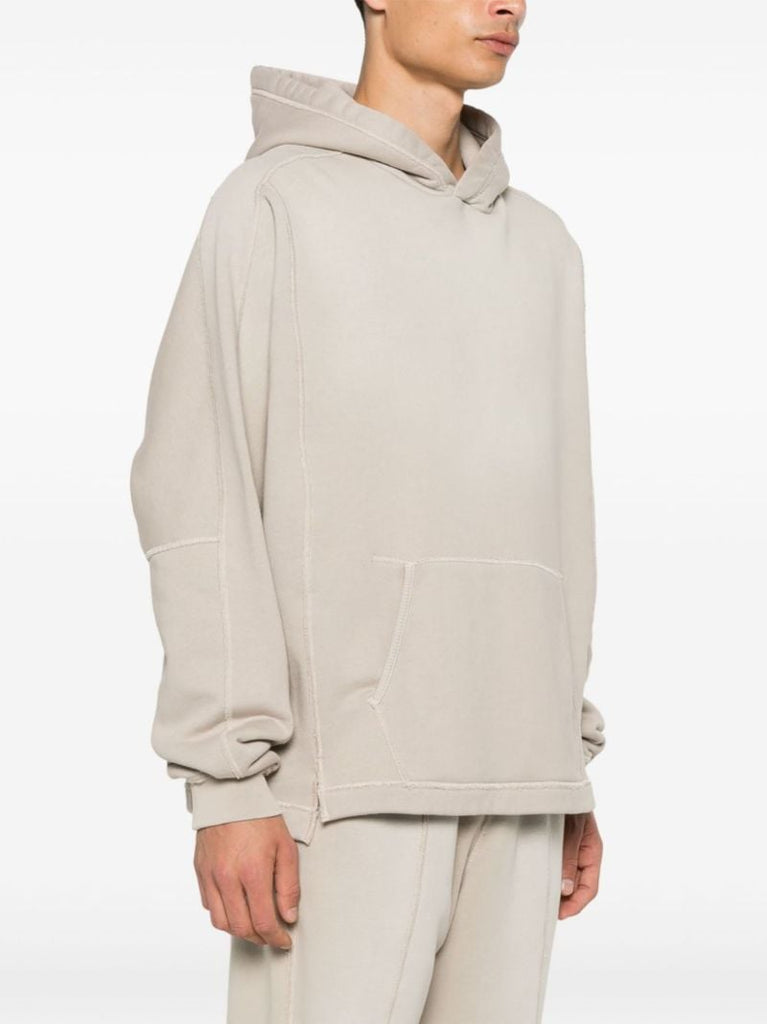 Neutral Side-slit Hoodie