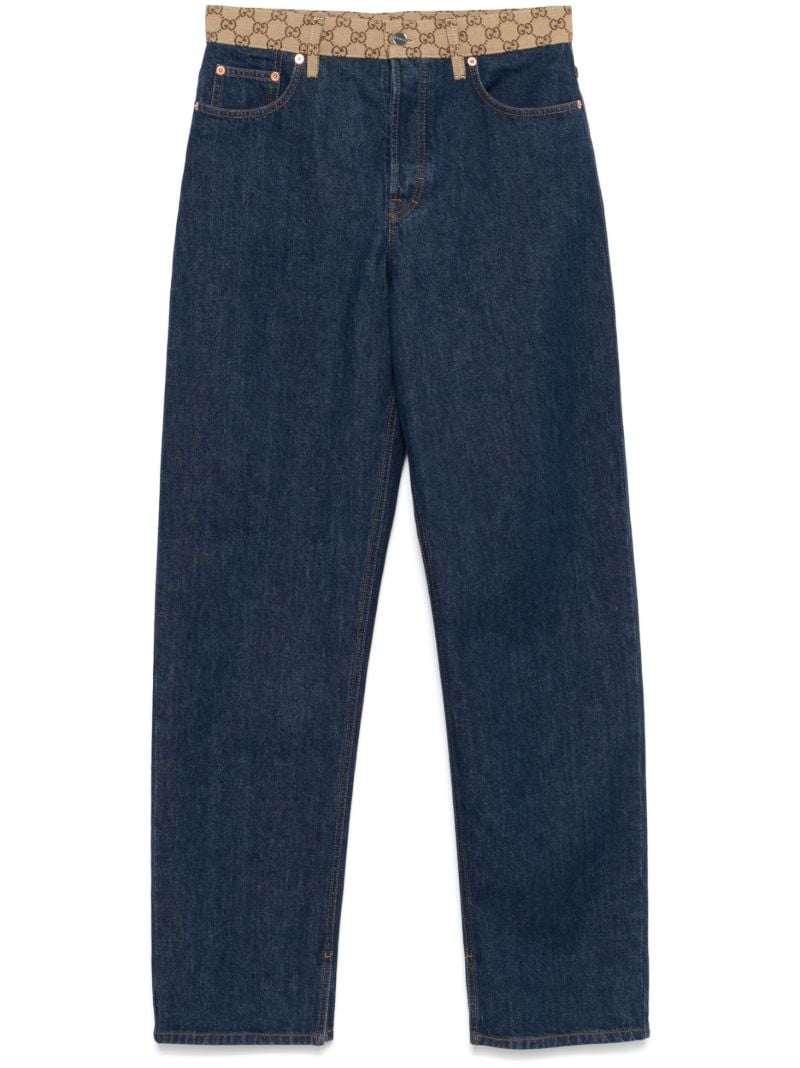 Gg Canvas Jeans
