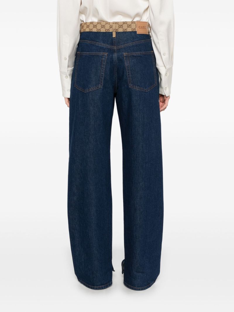 Gg Canvas Jeans
