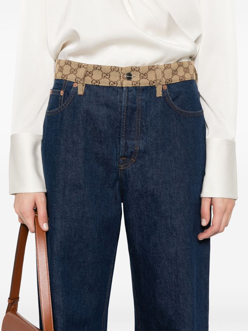 Gg Canvas Jeans