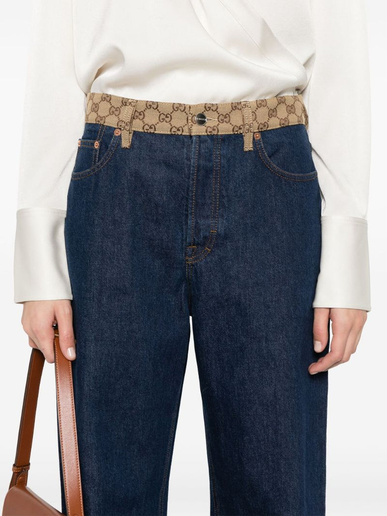 Gg Canvas Jeans