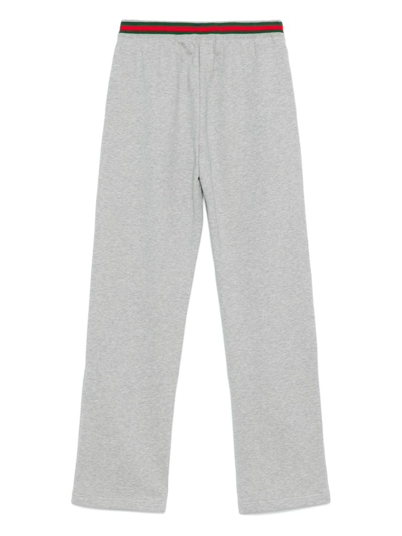 Web-stripe Cotton Track Pants