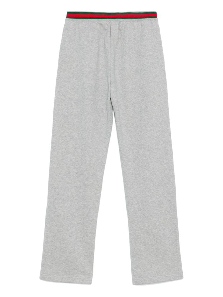 Web-stripe Cotton Track Pants