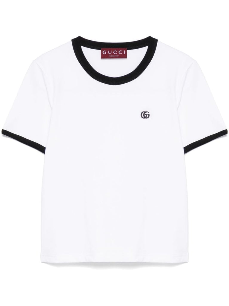 White Double G T-shirt