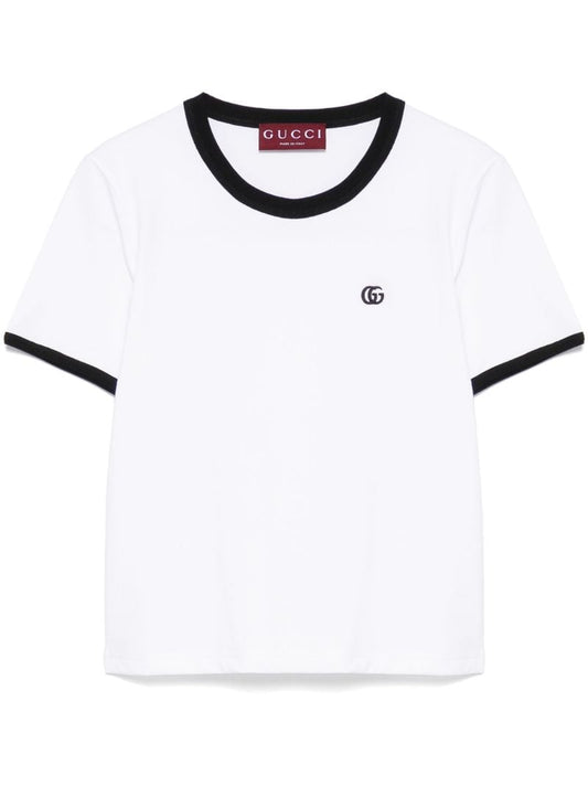 White Double G T-shirt