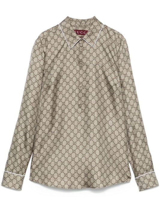 Printed Silk Shirt