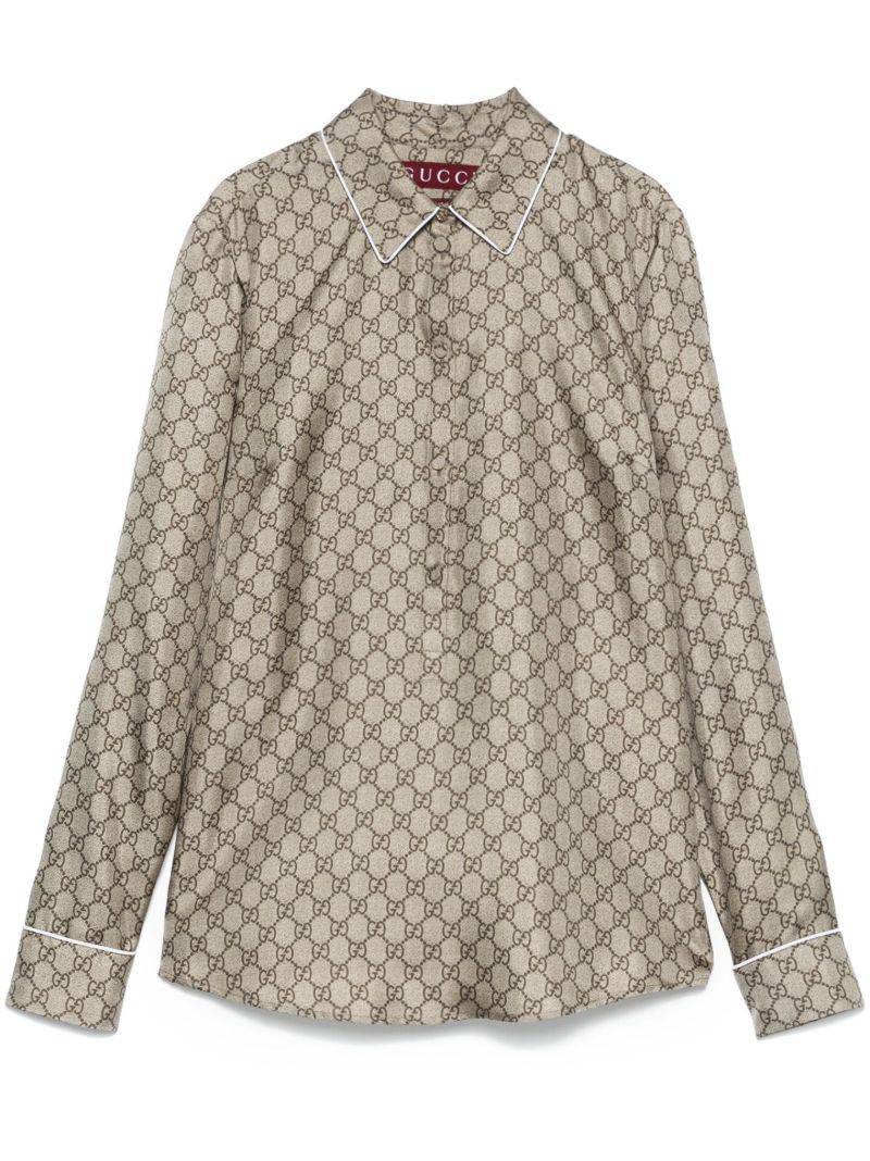 Printed Silk Shirt