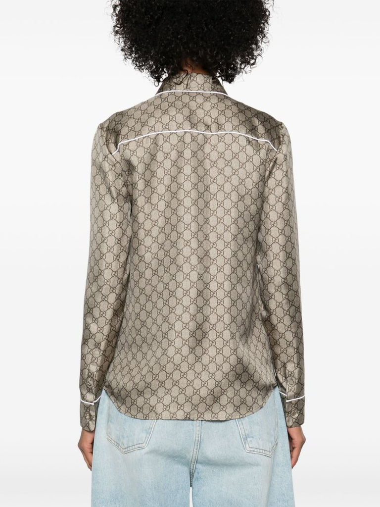 Printed Silk Shirt