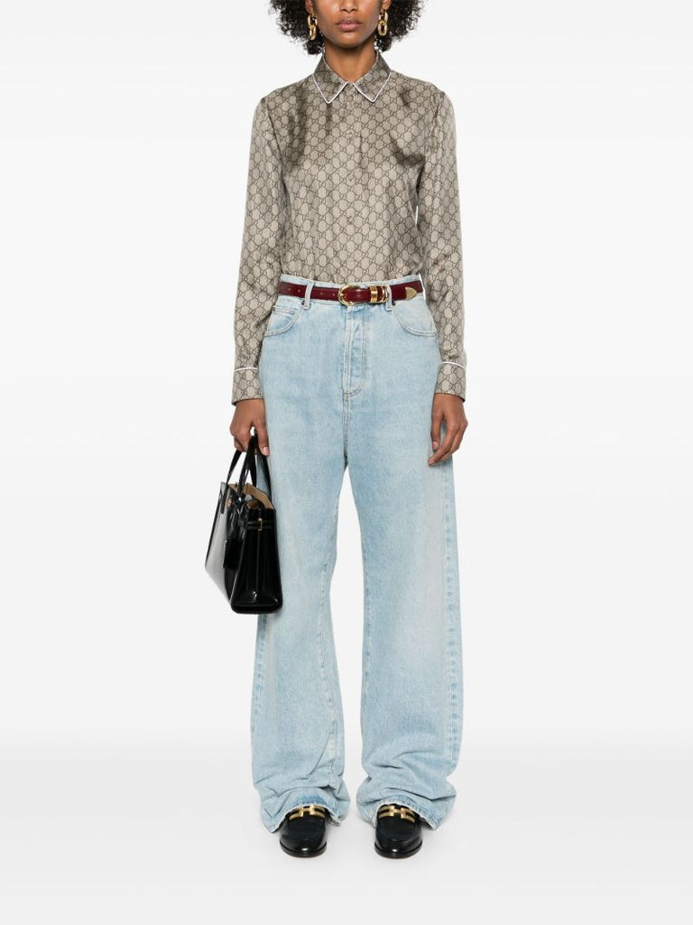 Printed Silk Shirt