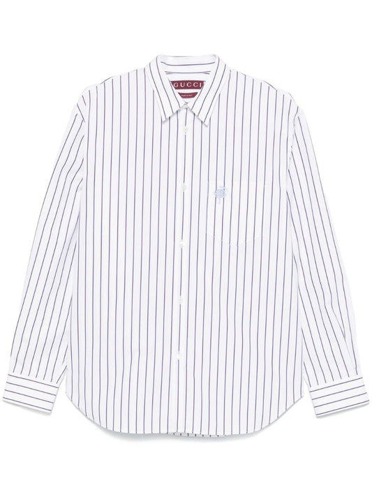 White Striped Shirt