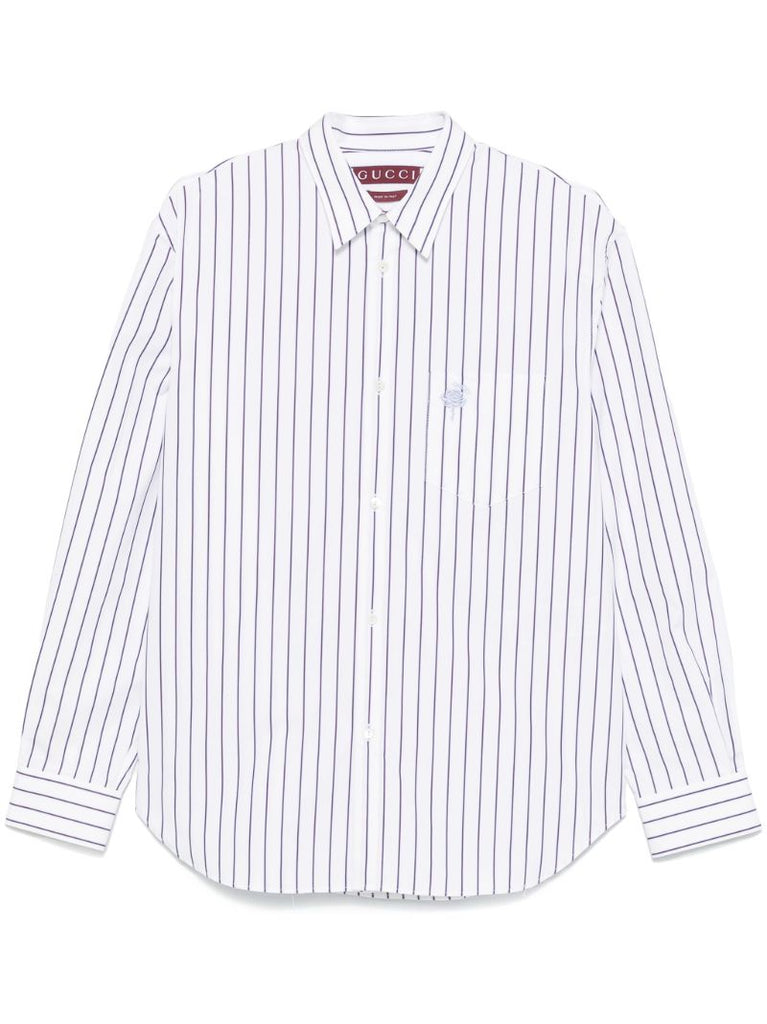 White Striped Shirt