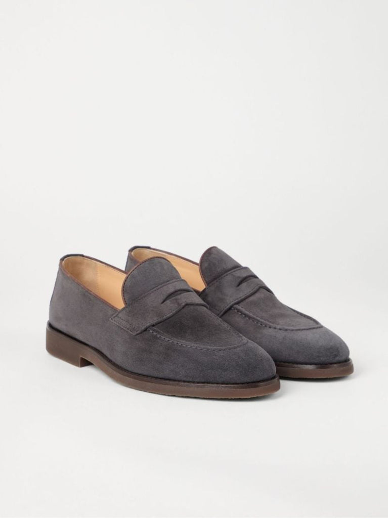 Suede Loafers