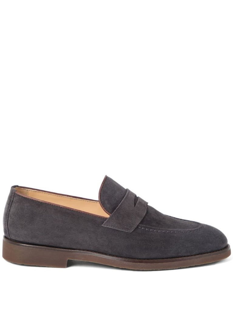 Suede Loafers