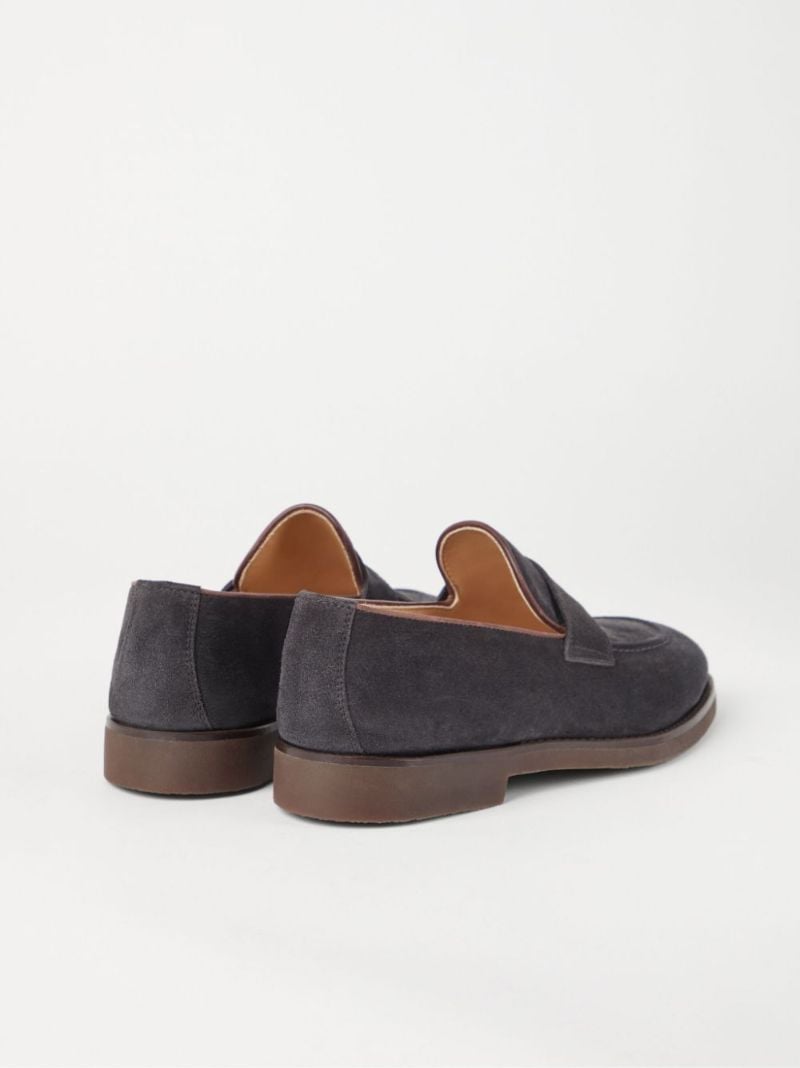 Suede Loafers