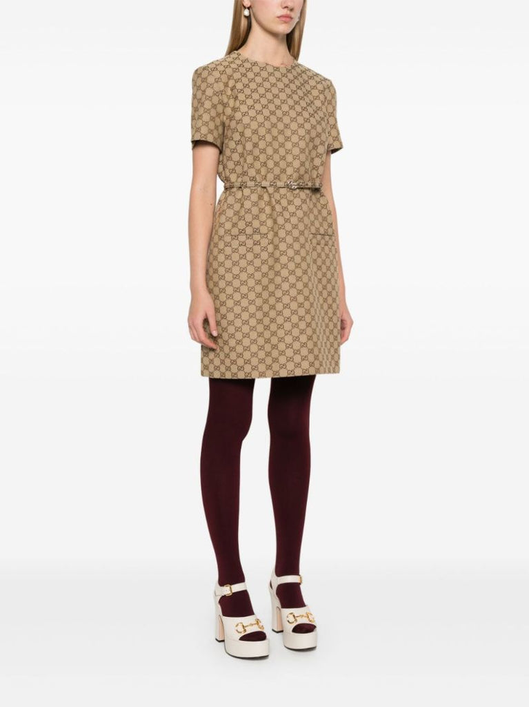 Gg Canvas Mini Dress