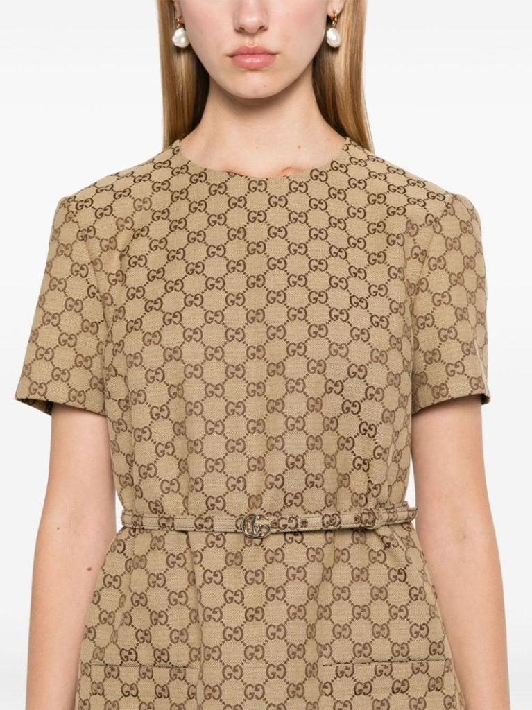 Gg Canvas Mini Dress