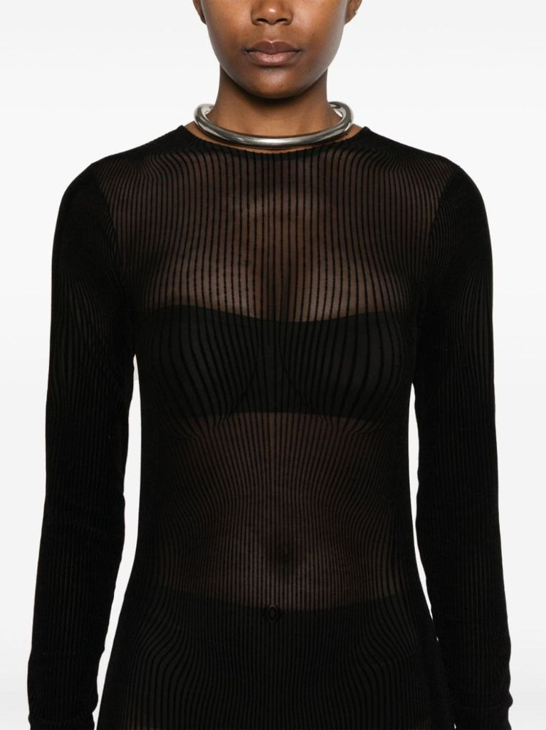 Ribbed Midi Dress