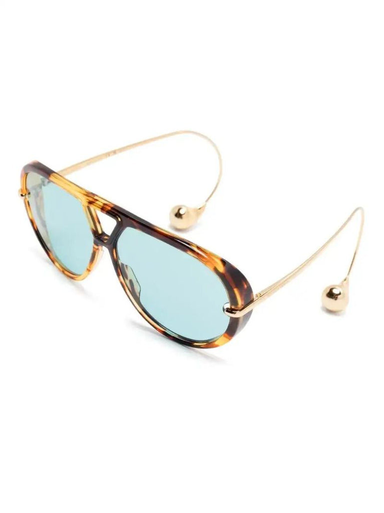 Brown Drop Sunglasses