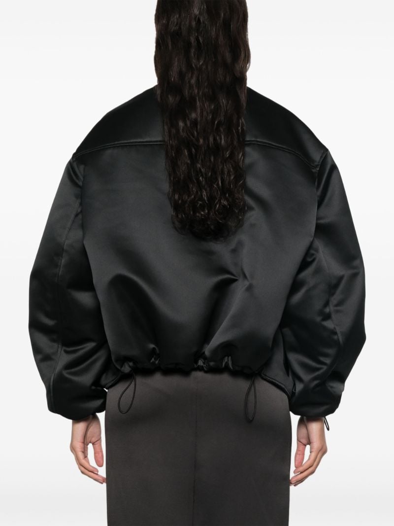Satin Bomber Jacket