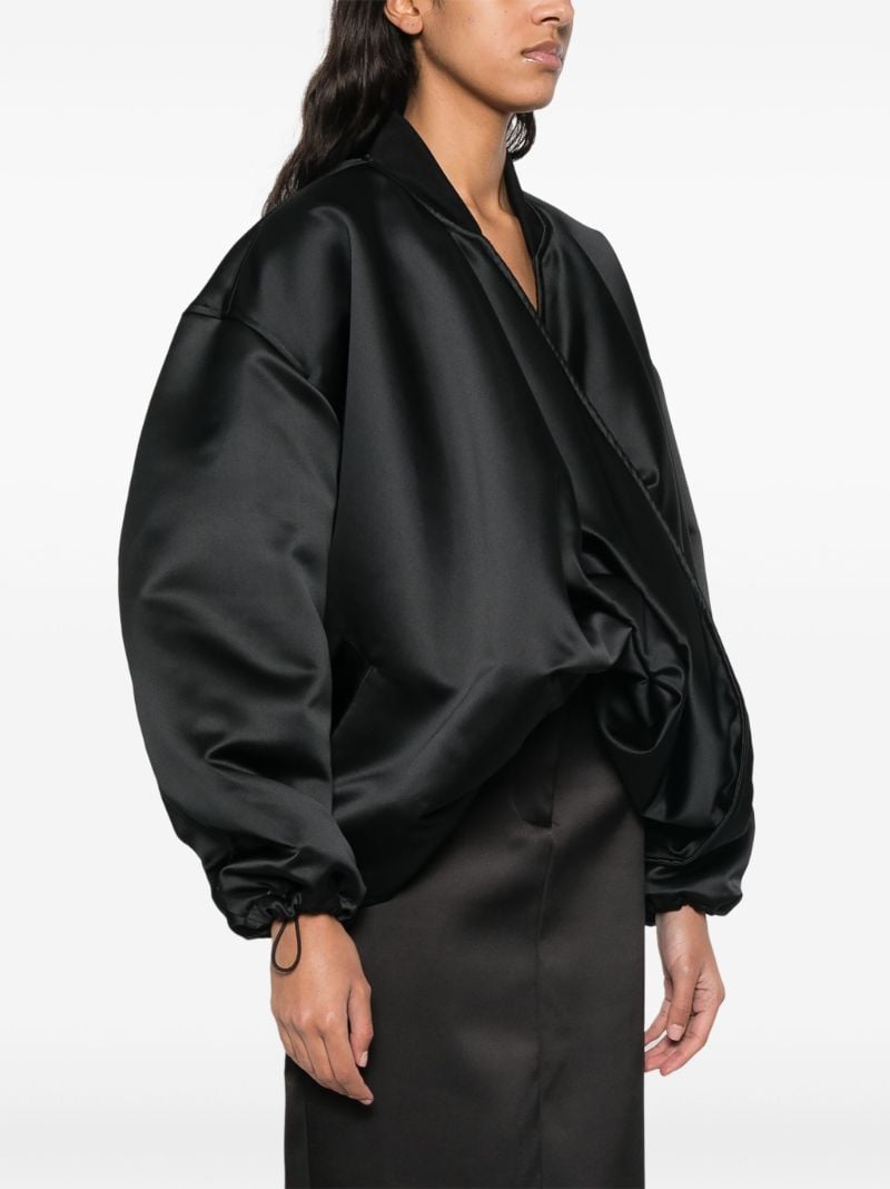Satin Bomber Jacket