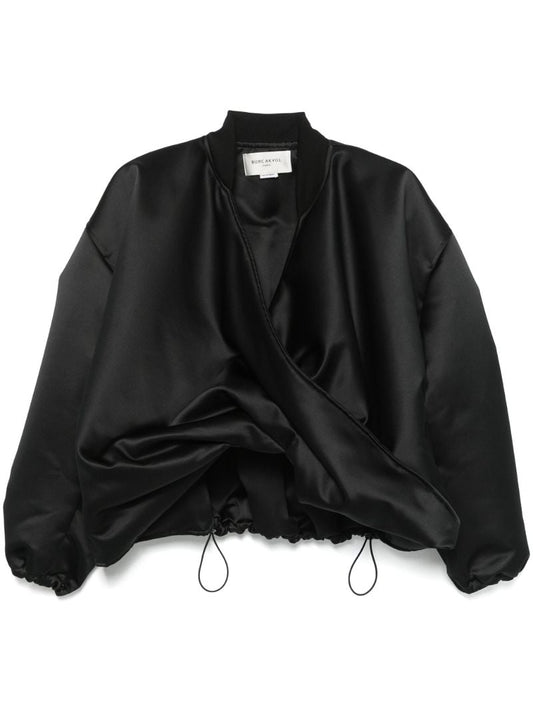 Satin Bomber Jacket