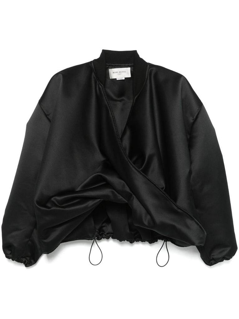 Satin Bomber Jacket