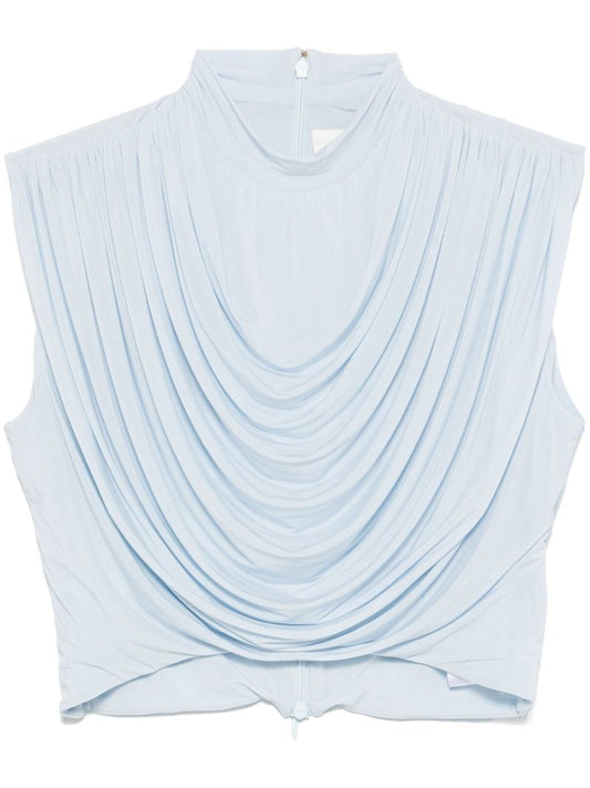White Pleated Top