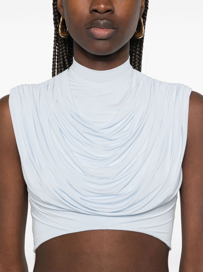White Pleated Top
