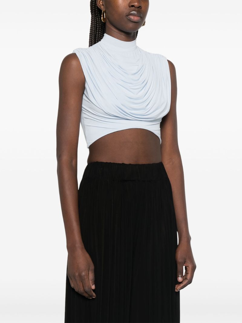 White Pleated Top
