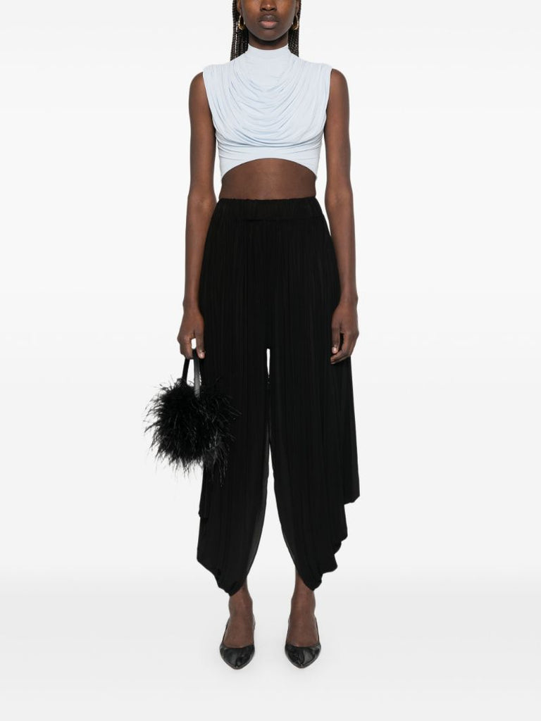 White Pleated Top