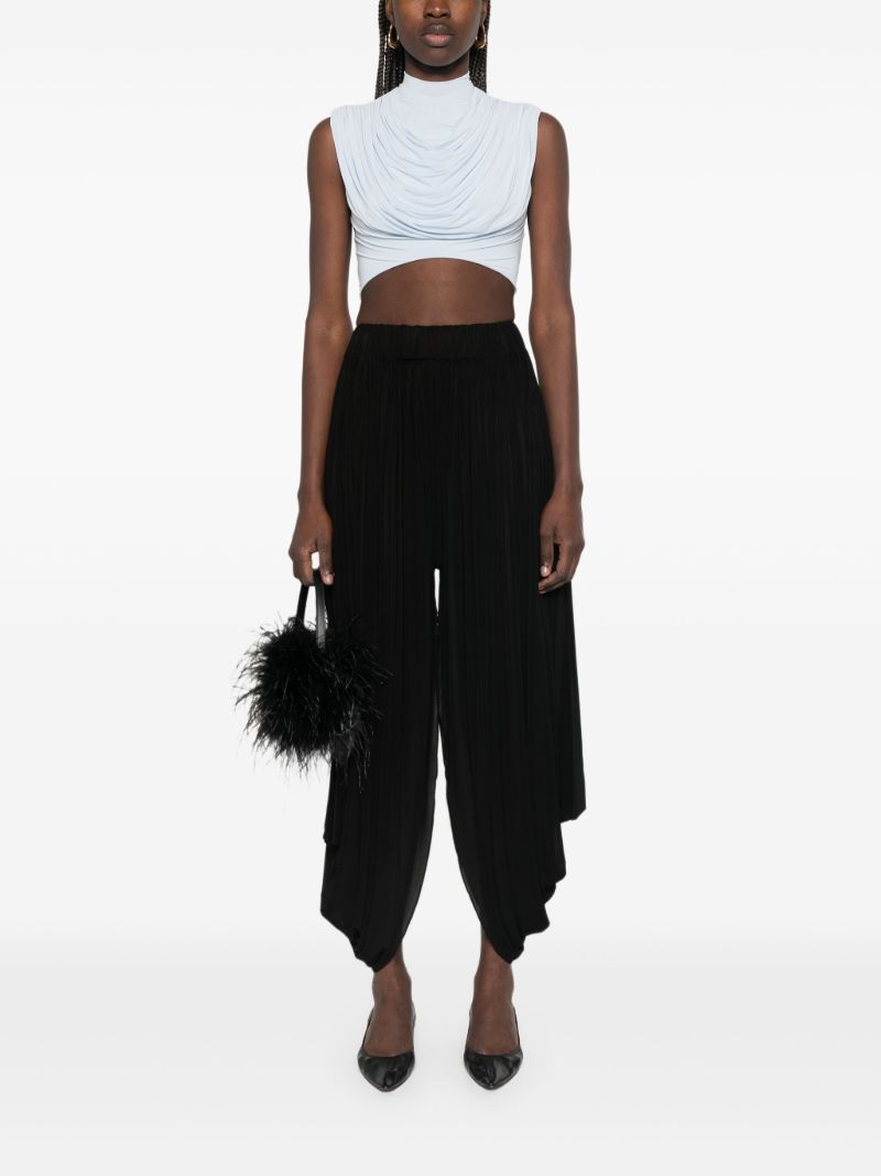 White Pleated Top
