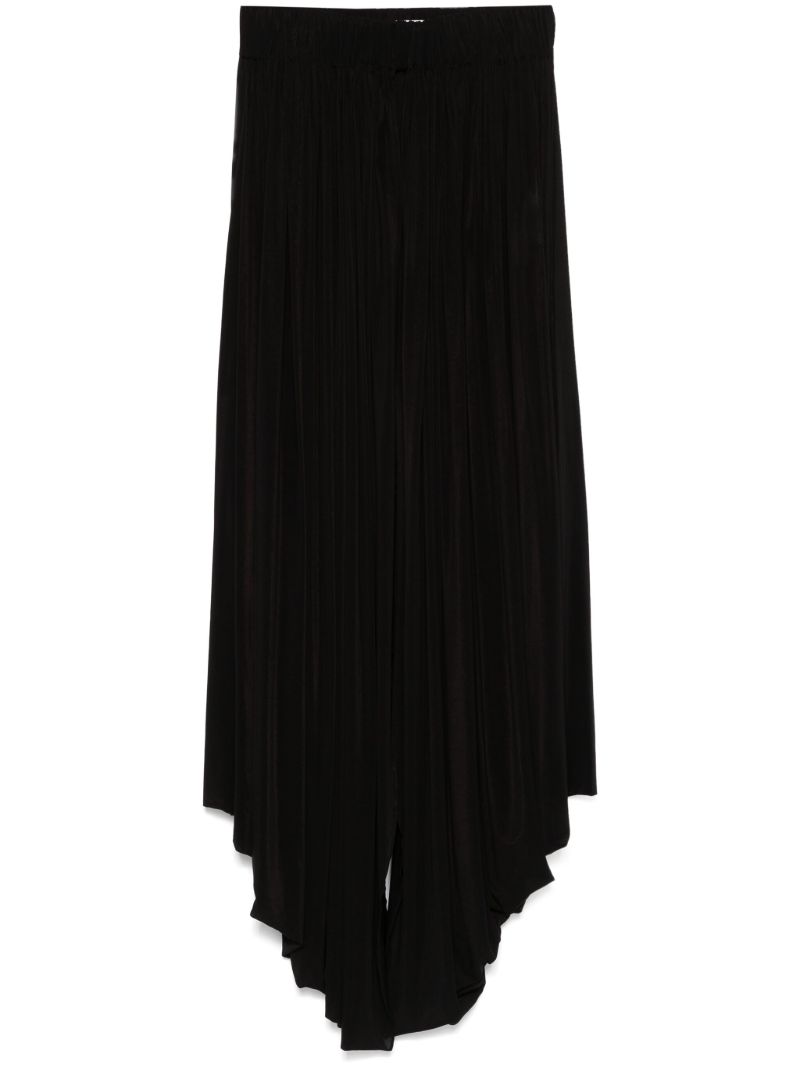Black Asymmetric Trousers