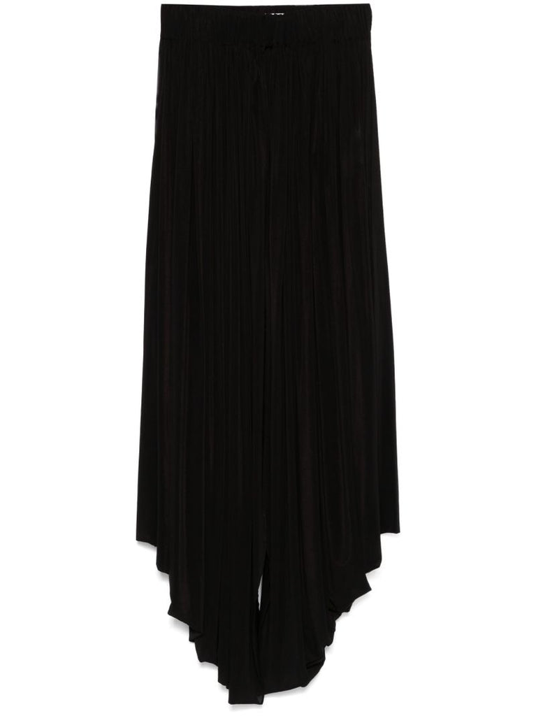 Black Asymmetric Trousers